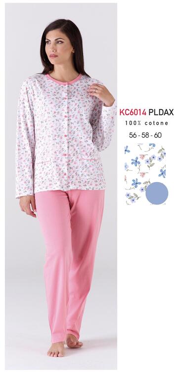 KAREKC6014 PLDAX- kc6014 pldax pigiama donna m/l aperto cal. - Fratelli Parenti